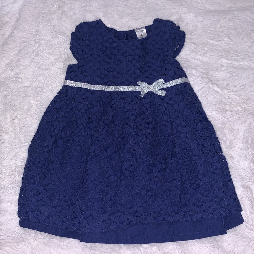 Carter’s blue lace 6 month dress